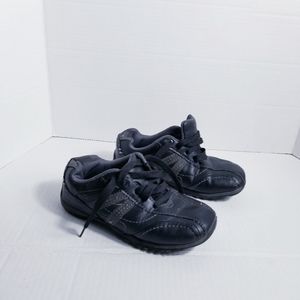 SONOMA BOY'S SNEAKER DRESS SHOE DARK BROWN BLACKISH COLOR SIZE 1